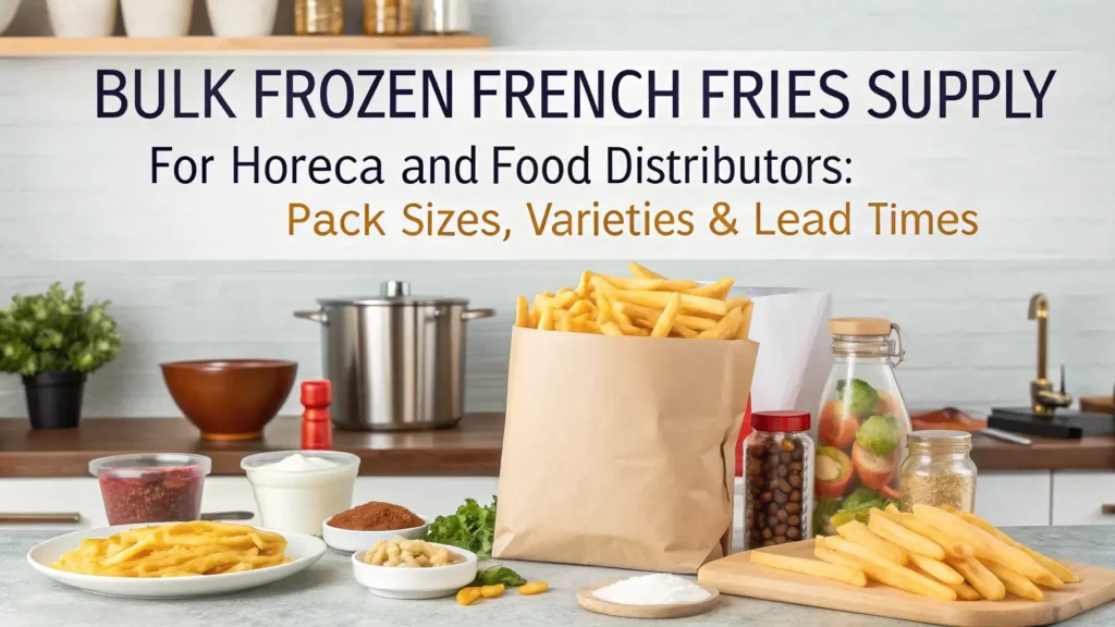 Bulk Frozen French Fries Supply for HoReCa and Food Distributors: Pack Sizes, Varieties & Lead Times
